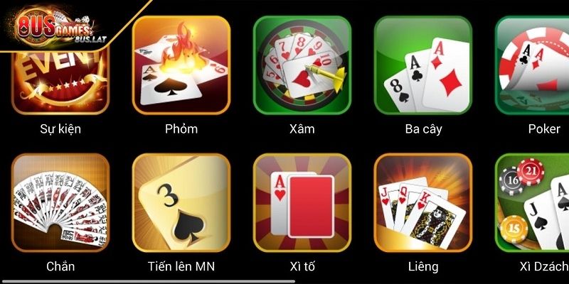 Giới thiệu về sảnh game bài