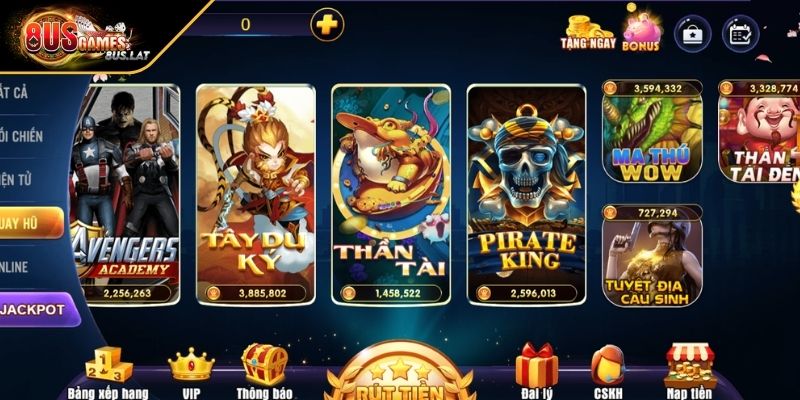 8US - Cổng Game Bài Đổi Thưởng Xanh Chín Và Đẳng Cấp 21 Nổ hũ 8US hơn 200 phiên bản đa dạng chắc chắn sẽ không làm bạn thất vọng