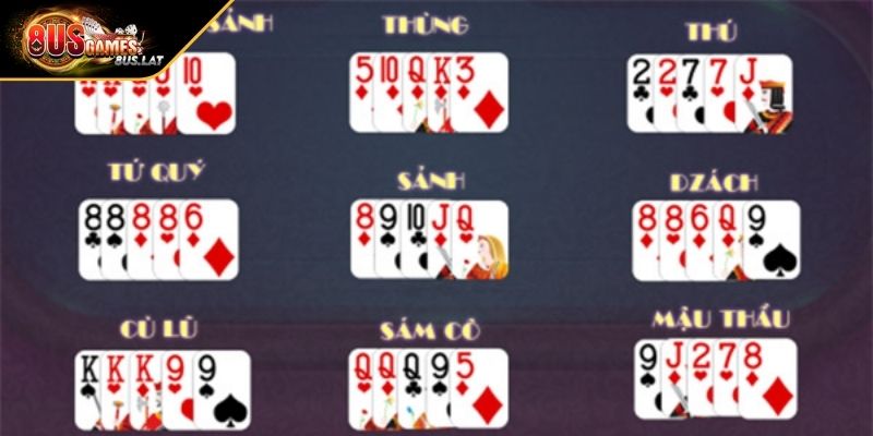 Xập Xám Là Gì Cách Thức Chơi Cơ Bản Chi Tiết Cho Newbie 3 Thuật ngữ trong xập xám